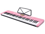 Karrera 61-Key Electronic Keyboard with LCD and Touch Response in Pink CHJ-291 EKB-CHJ-291-PK
