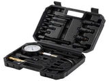 Diesel Engine Compression Tester, 18 pcs Cylinder Pressure Test Tool Kit, with 0-1000 psi Gauge and V952-QCQGYLCSYCY0OQGECV0