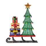 Christabelle Christmas Display Sled with Tree and Presents - 183cm 112_SB404