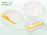 2PCS White Foldable Raised Garden Bed, 80x34x35 cm/31.5x13.3x13.7 in, Pyramid Structure, Row V1192-AZ-W-18241