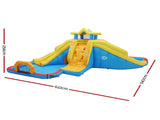 Keezi Inflatable Kids Pool Water Slide Splash Castle Football 622cmx542cm IOT-PARK-2750