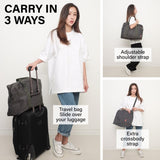 Shopper Bag Travel Duffle Bag Foldable Laptop Luggage Nylon KO-BOSTON KHAKI V274-GM-KOEBAG-BOS-KAK