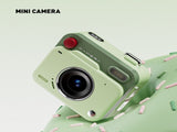 Green Retro Mini Digital Camera Keychain - 48MP Portable Pocket Camcorder with 1080p HD Video V888-ELOSUNG34850