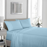 Royal Comfort 1200TC Ultrasoft 4 Piece Sheet Set - Queen - Sky Blue ABM-205607