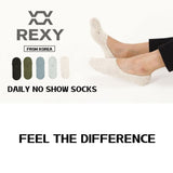 15X Rexy Daily No Show Ankle Socks Medium Non-Slip Breathable MULTI COLOUR V274-GM-RXCNOS-M15-MUT