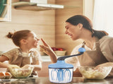 Manual Egg Beater Blue Handheld Butter Mixer Kitchen Baking Tool Accessory V1258-DP02-BOL-281