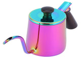 700ml Coffee Kettle 304 Stainless Steel Gooseneck Spout Coffee Drip Pot with Wooden HandleLong V1294-YM0721-3118210016412