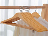 Wooden Coat Hanger Non Slip Clothes Hanging Rack 360 Degree Rotation Suit Hangers for Home 44.5cm V1294-YM0716-3117220156811