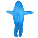 Innovative 190T Waterproof Polyester Cloth Inflatable Costume for Festivals Halloween PartyBlue V1294-YM0901-3117200131812