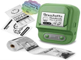 Portable Inkless Thermal Label Printer with Bluetooth Connectivity, Compatible with 12-58mm Paper V1341-ZY-XY8EF32T-GREEN