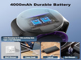 Fan - Rechargeable table fan - Silent USB fan - 100 speeds with memory function - LED display - 115&deg V1188-MS-313-0999