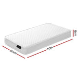 Giselle Baby Cot Mattress Spring Foam MATTRESS-COT-WH