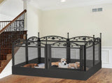 3 in 1 Dog Playpen Extra Large Dog Whelping Fence DIY Shape Garden Fence Barrier V767-P-XE172-V1
