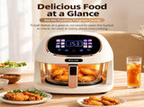 360&deg Panoramic Air Fryer for Effortless, Visible Healthy Cooking at Home V1107-CS-ZAILXA33