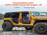 Jeep Tube, 4-Door, Hunting Style Jeep Tubular Door with Heavy-Duty Hinges & OE Latch, Jeep V952-JPCGM4M0718JHPWJ8V0