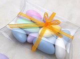 50 Pack of Pillow Rectangle Shaped Gift Box - Wedding or Product Bomboniere Jewelry Gift Party Favor V382-50PILLOWPVCBOX