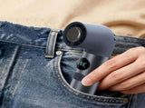 USB Rechargeable Handheld Ice Compress Fan, Elbow Digital Display High Speed Mini Fan for Outdoor V1369-AZ3-W-10456