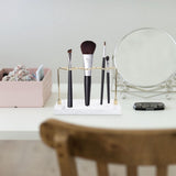Marble Toothbrush Organizer, Resin Material, Multi-Color, Simple Design for Home V1366-AZ2-W-23681