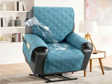 Electric Recliner Sofa Cover - Smoky Cyan V1221-XM-SFD-003