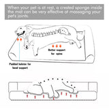 P&P Pet Cot with Bolster Support and Breathable Mesh Design for Dogs to Lounge V767-P-XD128-GY-XLG1