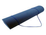 Powertrain TPE Yoga Exercise Mat Home Gym Pilates Fitness 8mm Thick in Dark Blue YM-TPE-DHG-DBU