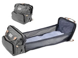 Backpack Multifunctional Foldable Large Capacity Baby Diaper Storage Bag for TravelLight Grey V1294-YM0523-3117210159812