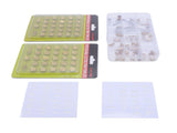 110PCS Wood Burning Tip Set Brass Alphabet Number Stencils Wood Burning Embossing Carving DIY Crafts V1294-YM0901-3114240106111