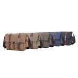 Navy Black Blue Canvas Messenger Bag Travel Bag High-Quality Bag Adjustable Strap Multiple V1347-127-BLA-54738