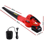 Giantz 20V Cordless Leaf Blower 12000RPM Powerful Garden Electric Lawn Cleaner CORDLB-20V-FC-RD