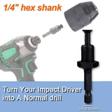 1/2' Drill Chuck Converter- for Impact Wrench / Driver / Rotary Hammer to Normal Drill 1/2-20UNF All V1369-AZ3-W-14085