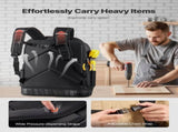 Tool Backpack with Tools, 65 Pockets, Heavy-duty Tools Storage Organizer Bags with Laptop V952-GJBB1416INCHDUXTA001V0
