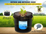 DWC Hydroponic System, 5 Gallon 5 Buckets, Deep Water Culture Growing Bucket, Hydroponics Grow Kit V952-SSSPXTYX5220VAXN5V3