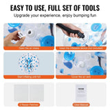 VEVOR Inflatable Bumper Ball 1-Pack, 4FT/1.2M Body Sumo Zorb Balls for Teen & Adult, 0.8mm Thick PVC V952-QSNKCQPPQZJ4J5AKJV0