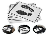 50Pcs Disposable Floor Mat for Car Paper Foot Pads Practical Durable Vehicle Foot Covers Assorted V1369-AZ3-W-15975