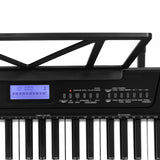 Alpha 61 Keys Electronic Piano Keyboard Digital Electric w/ Stand Touch Sensitive EK-JK-62-BK-H