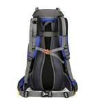 Green 36-55L Outdoor Hiking Backpack - Durable Water Resistant Travel Bag for Trekking, Camping, and V888-ELOSUNG18336