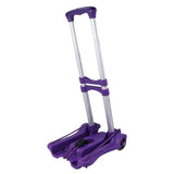 1Pc Hand Cart Storage Box Foldable Plastic Trolley for Groceries and Office Supplies V1370-AZ4-08959