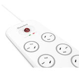 Huntkey 6-Outlet Surge Protector with 2 USB Charging Outlets V28-PSUHUNSAC607