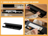 Under Desk Cable Management Tray - Wire Organizer for Cord and Cable Holder, Tidy Wire Management V1369-AZ3-W-20680