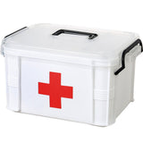 Transparent First Aid Box Portable Medicines Storage Box Safety Emergency Kits V1294-YM0718-10099156