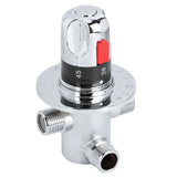 1pc Brass Thermostatic Hot/Cold Water Mixing Temperature Control Valve for Home Water Heater V1294-YM0901-JY03591