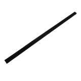 2.4m Gymnastics Folding Balance Beam Black Synthetic Suede V63-827841