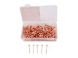 250Pcs Horseshoe Nails Copper Plated Rustproof Equestrian Riding Equipment Pet Supplies 45mm E3 V1294-YM0706-3111230194811