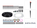 30m Drip Irrigation Kit Tubing Hose Nozzles Adapters Valves Drippers Set Garden Watering System V1294-YM0714-3111210221711