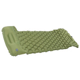 Camping Sleeping Pad Mat Foot Press Inflatable Cushion Mattress for Tent Hiking TravelMilitary Green V1294-YM0718-3117200188113