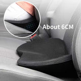 Khaki Mini Car Cushion - Memory Foam Height-Boost Cushion with Removable Mesh Cover - Driver V888-ELOSUNG13729