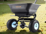 Lawn Spreader, 100LBS Capacity, Walk-Behind Push Spreader, 0-9.8ft Spreading Width, 13 in All V952-TCSBJ100LBSPEB08E001V0