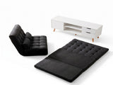Artiss Sofa Bed Adjustable Floor Chair & TV Unit 120cm Entertainment Cabinet Set FLOOR-170SUE-E-TV01
