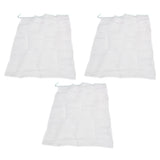 3Pcs Garden Plant Netting with Green Drawstring Potted Plant Fruit Tree Protector Insect Birds V1294-YM0714-3111210322114