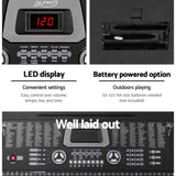 Alpha 61 Keys Electronic Piano Keyboard Digital Electric w/ Stand Beginner Black EK-JK-60-BK-H